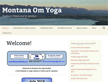 Tablet Screenshot of montanaomyoga.com